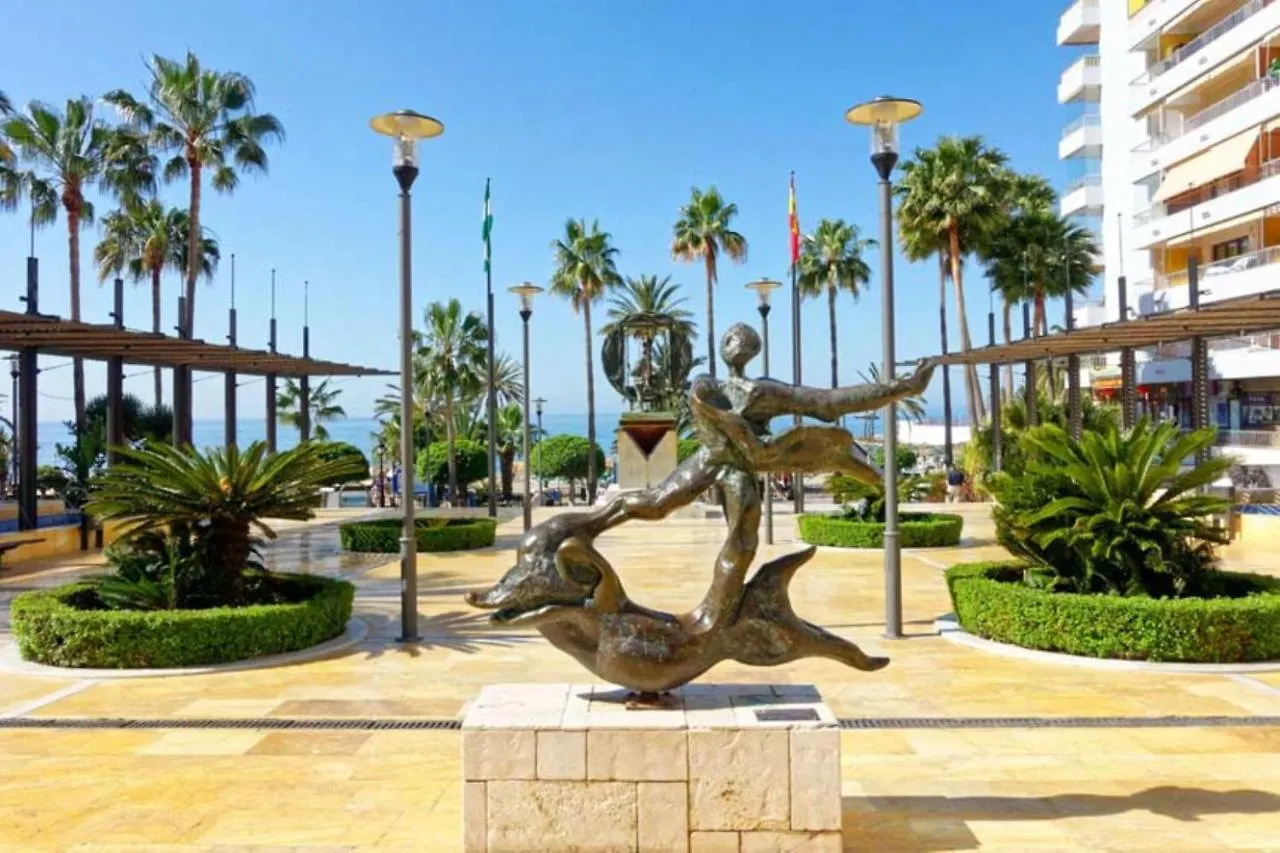 Estudio Con Vistas Al Mar En Marbella A 100 Metros De La Playa Apartamento Espanha